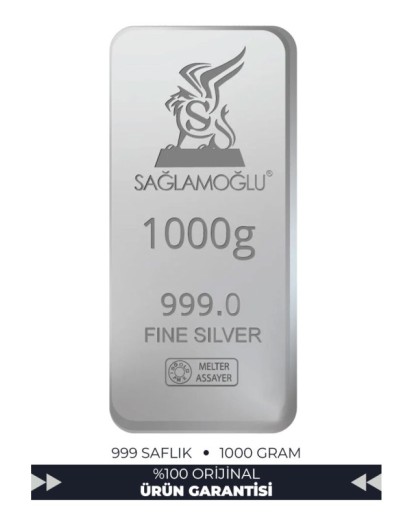 1 Kg Külçe Gümüş