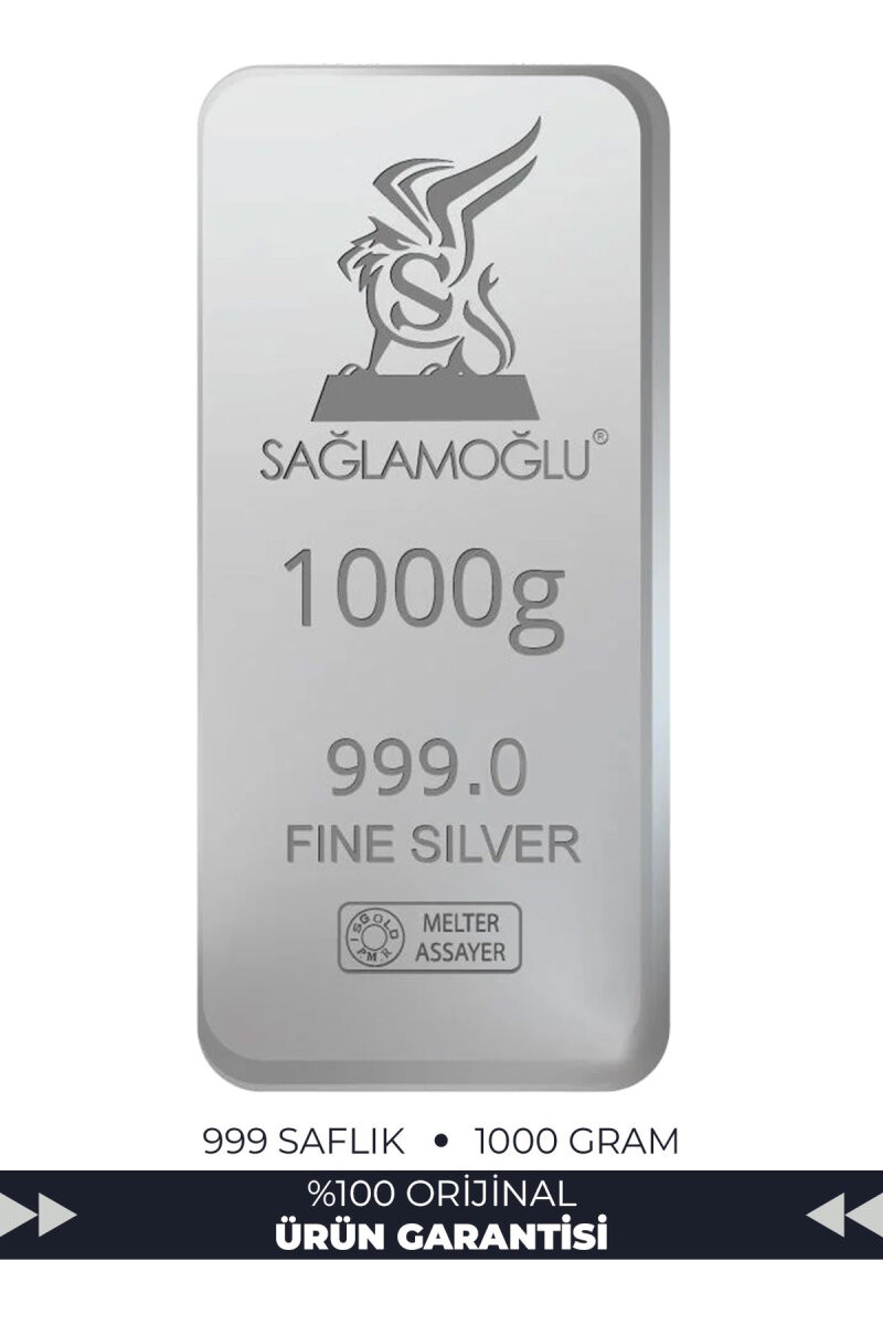 1 Kg Külçe Gümüş