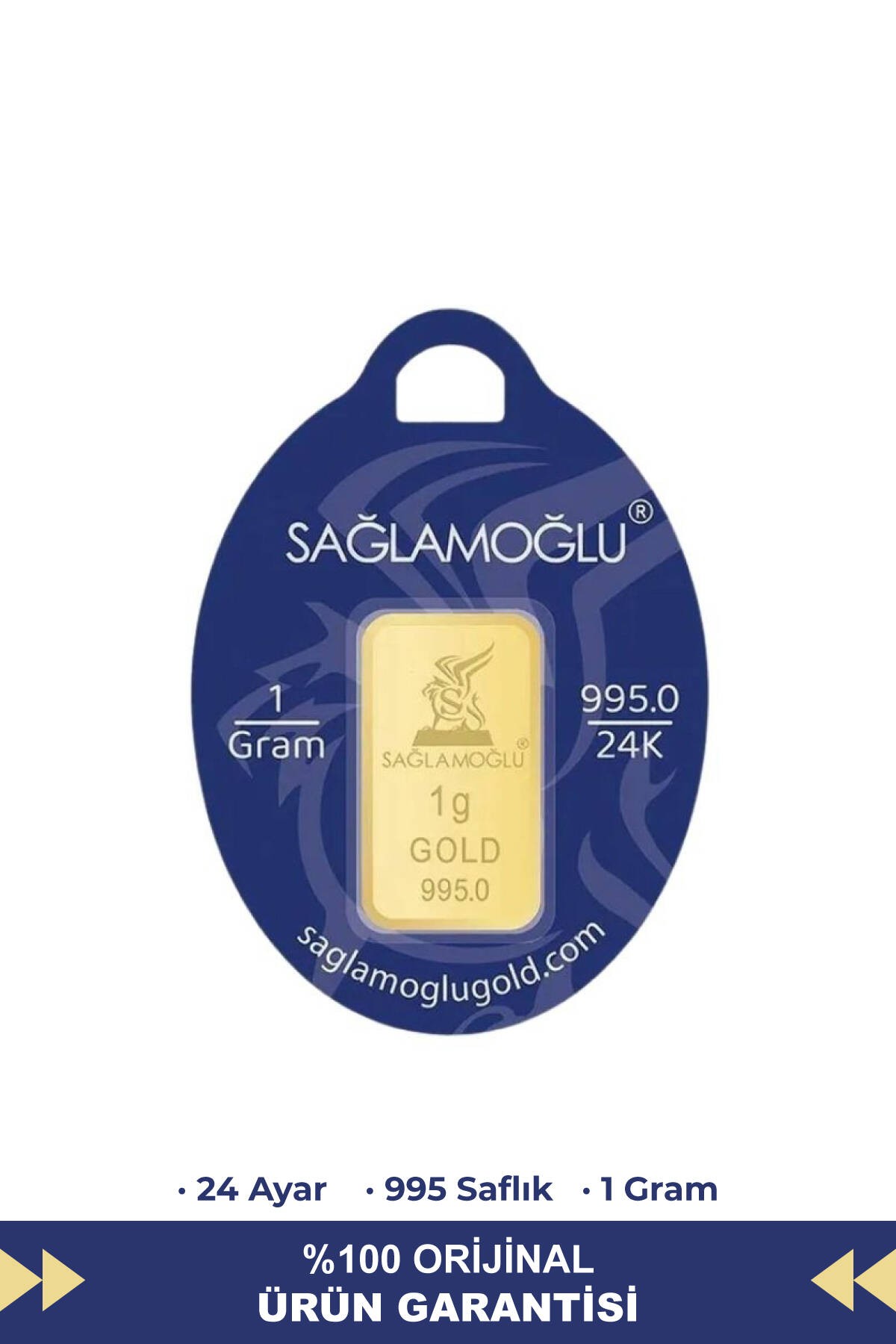 1 Gr 24 Ayar Külçe Altın